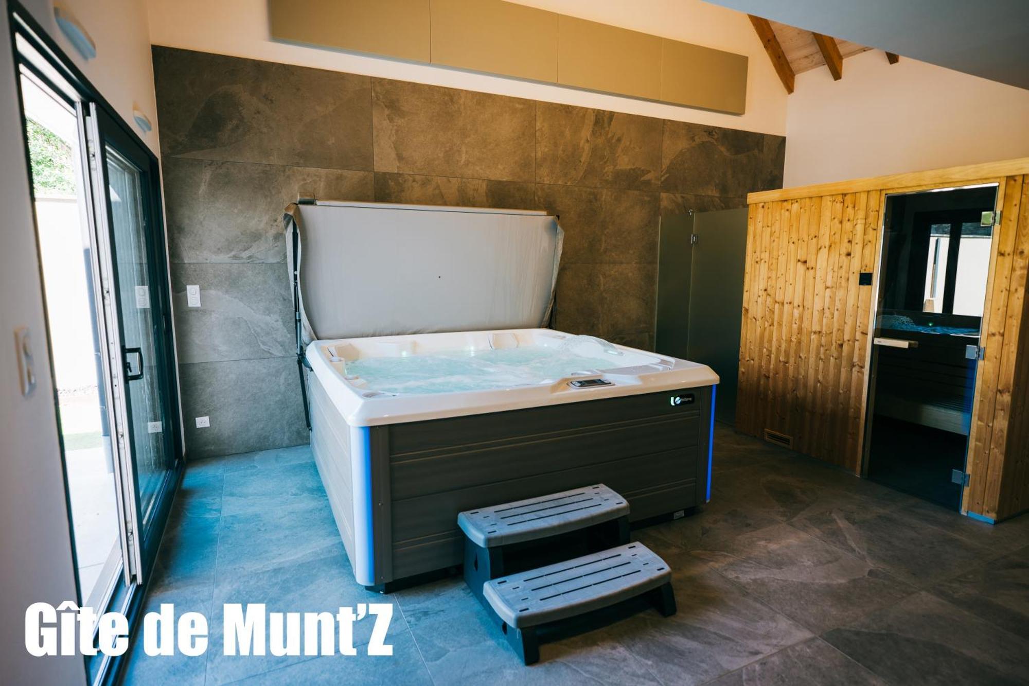 Gite De Munt'Z Spa, Sauna, Piscine, Proche De Colmar Muntzenheim Exteriör bild